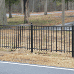ornamental black fence