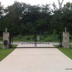 ornamental gate to a driveway